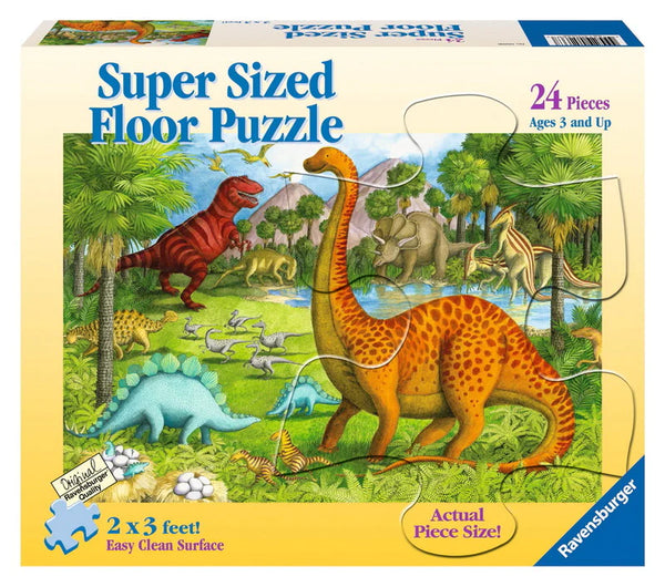 Ravensburger Super Sized Floor Puzzle 24 pc - Dinosaur Pals