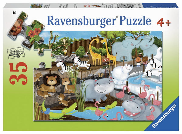 Ravensburger 35pc puzzle - Day at the Zoo