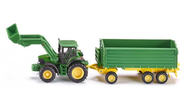 Siku - 1843 John Deere Front Loader with Trailer 1:87