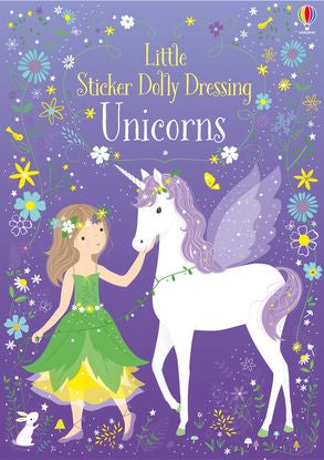 Usborne Little Sticker Dolly Dressing - Unicorns