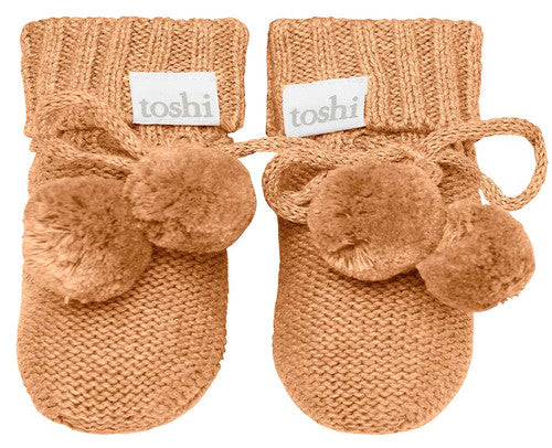 Toshi Organic Booties Marley Ginger in brown
