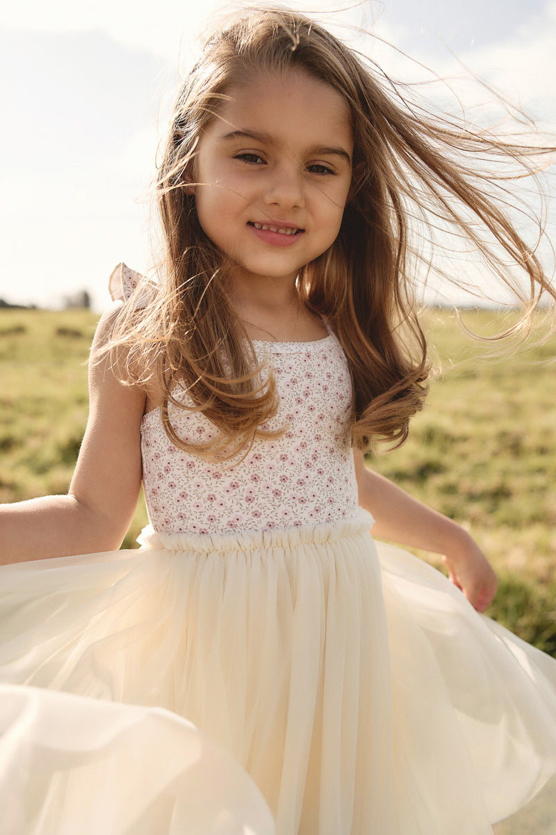 Jamie Kay Organic Katie Tutu Dress Emmy Natural in Cream