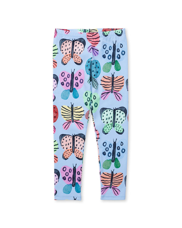 Minti Flutter Tights Light Blue Multi Print