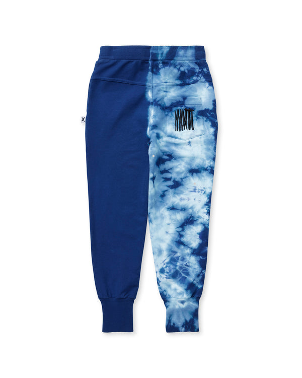 Minti Duo Tie Dye Trackies Navy Blue