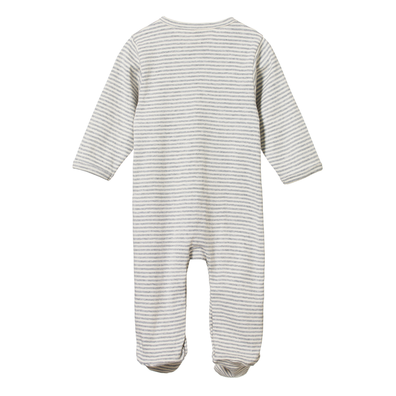 Nature Baby marle grey stripe stretch and grow