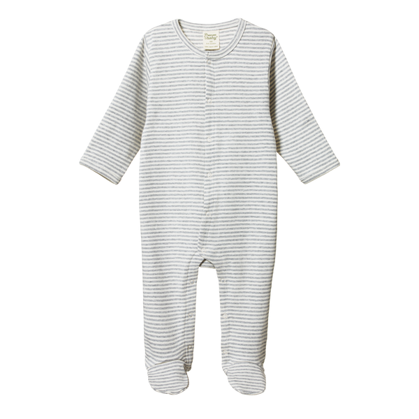 Nature Baby marle grey stripe stretch and grow