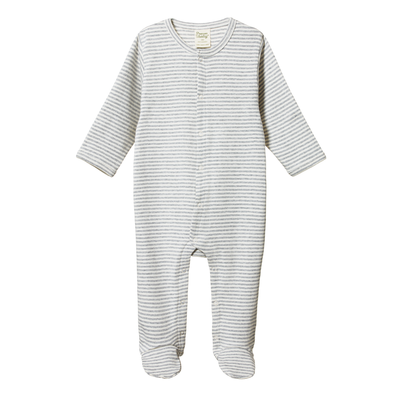 Nature Baby marle grey stripe stretch and grow