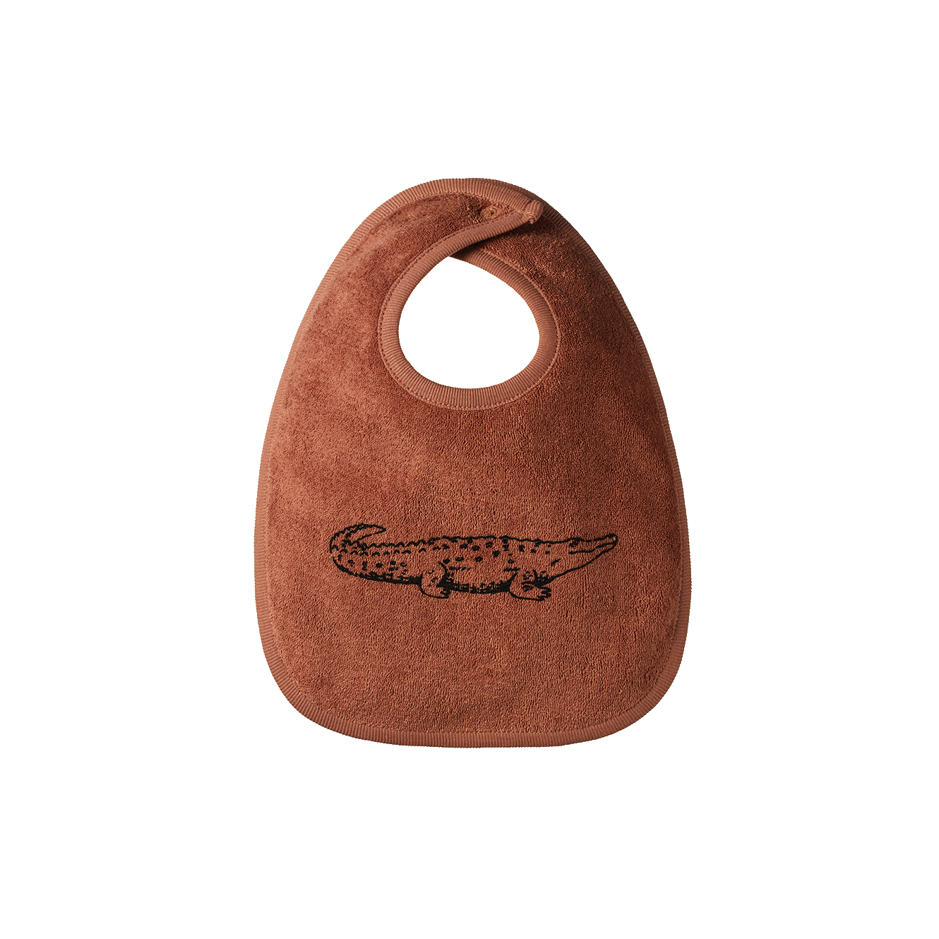 Nature Baby Reversible Bib Crocodile Print in Multi 0-6m