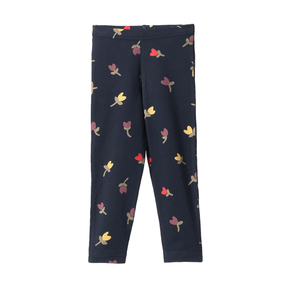 Nature Baby Leggings navy tulip Print