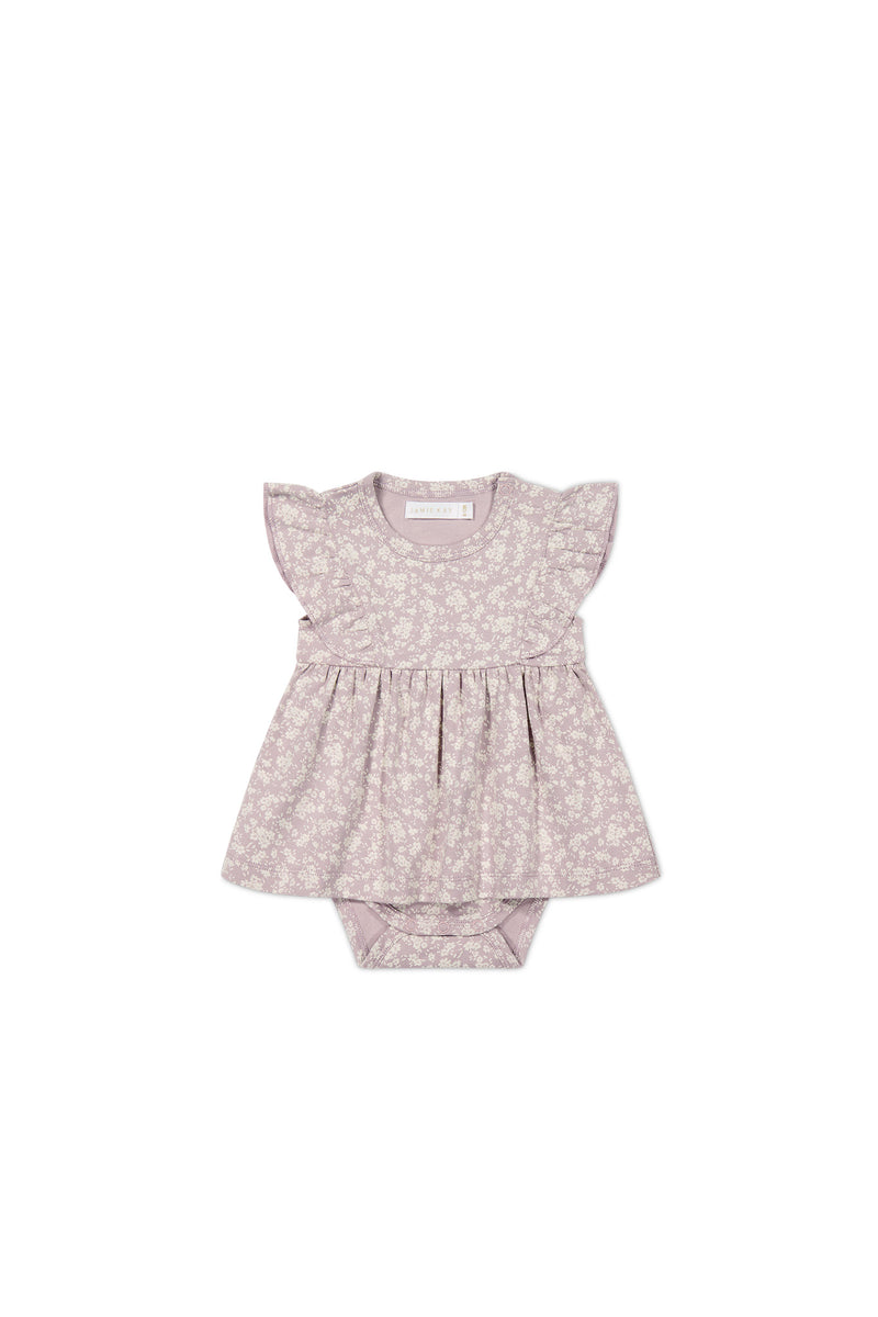 Jamie Kay organic Cotton Elianna Playsuit Sadie Luna in purple