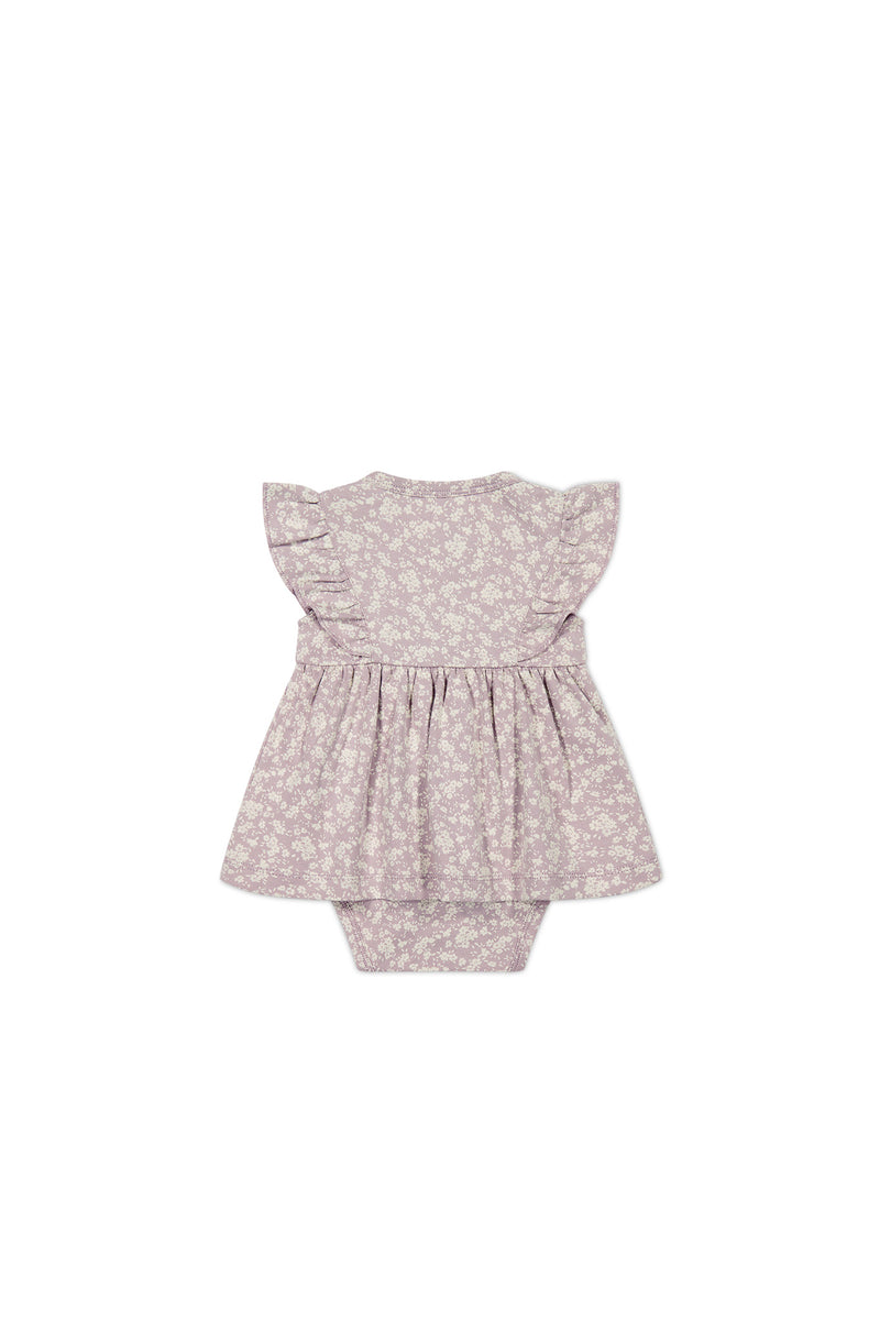 Jamie Kay organic Cotton Elianna Playsuit Sadie Luna in purple