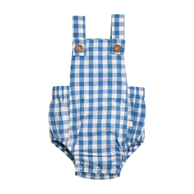 Tiny twig romper set faience gingham