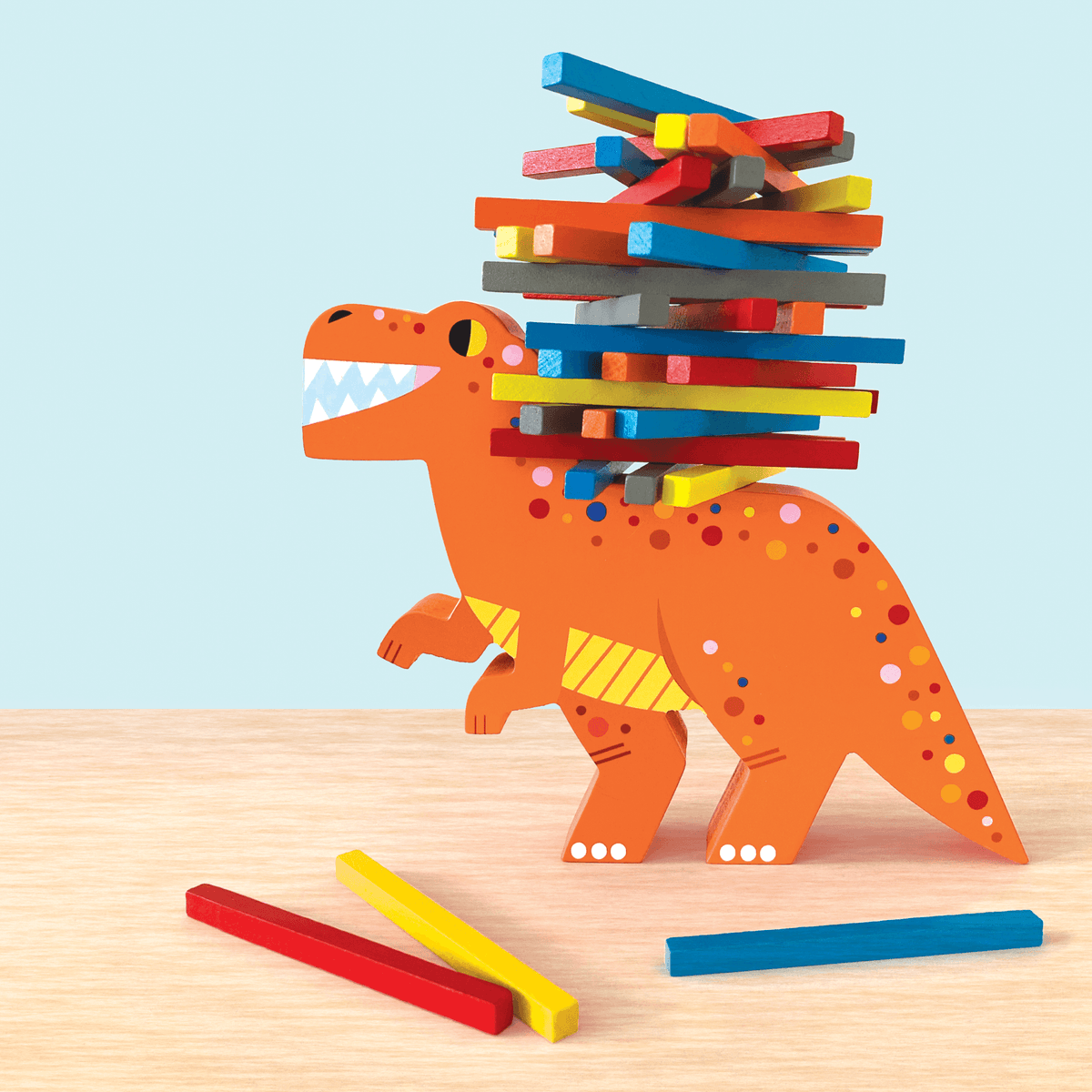 Mudpuppy T-Rex Topple! Balancing Game