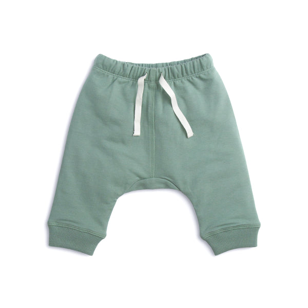 Tiny Twig Set Knitted Slouch Tee and Slouch Pant emerald in green