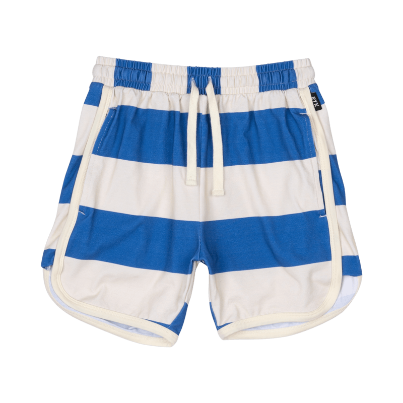 Rock Your Baby Blue Stripes Shorts