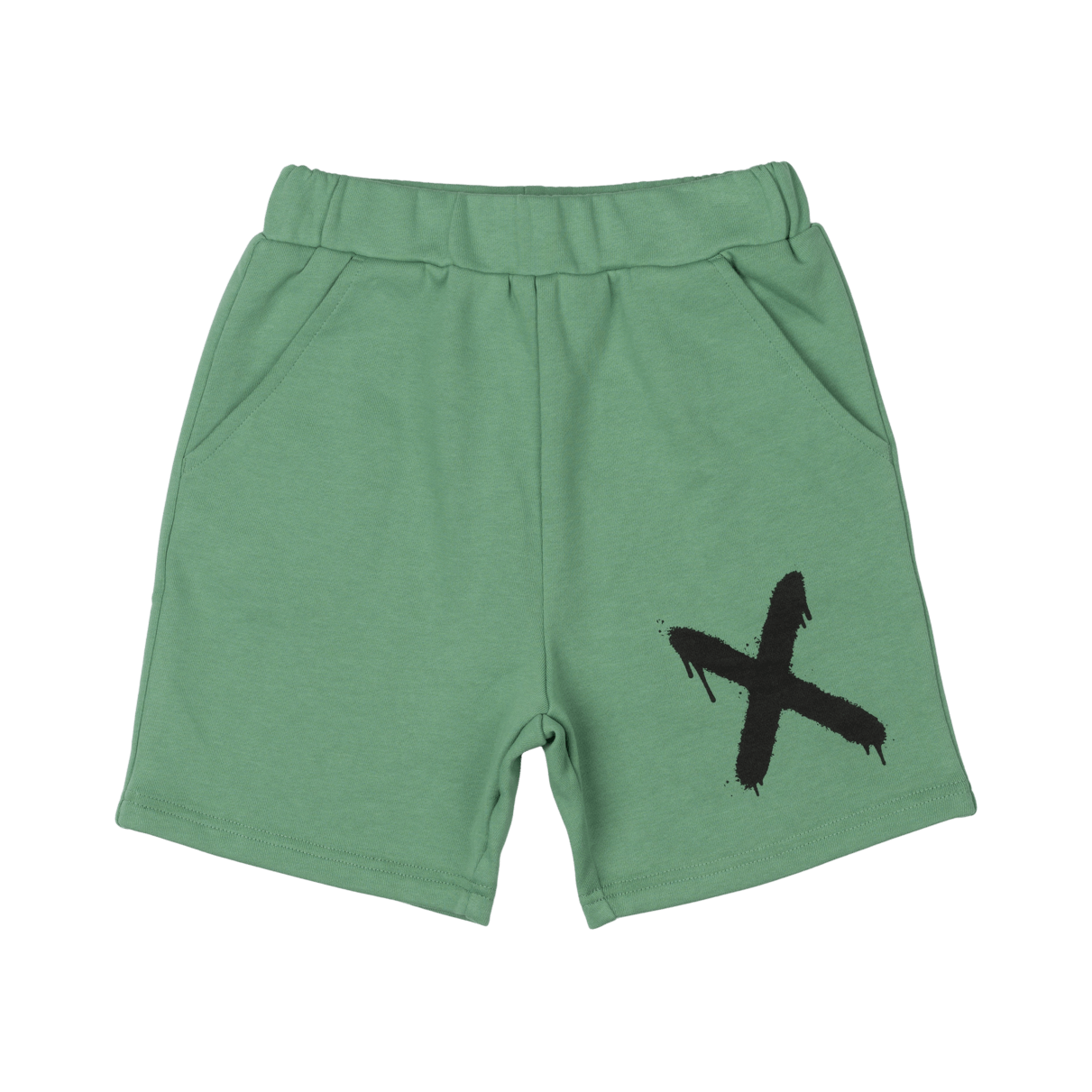 Rock Your Baby graffiti shorts in green