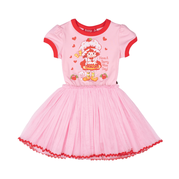 Rock Your Baby Berry Nice Day Circus Dress in Pink