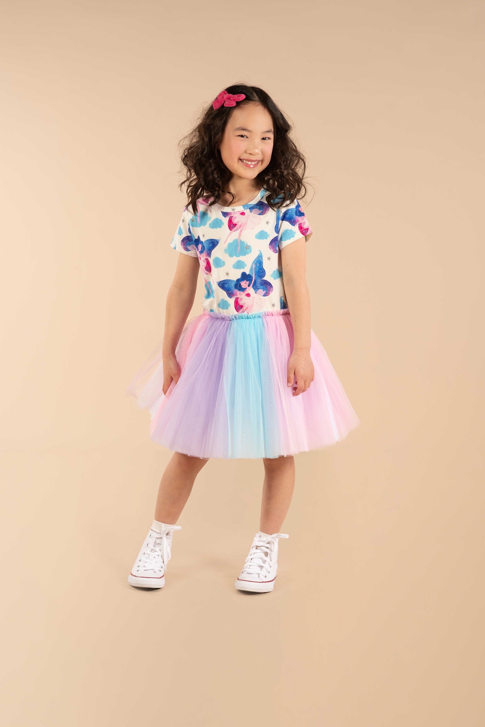 KIDS YOKE TOP DRESS 12-14 FAIRY GANG