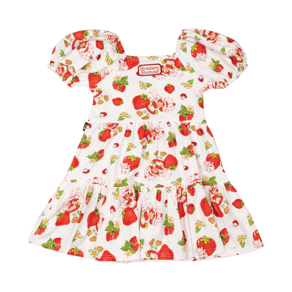 Rock Your Baby Strawberries Forever Dress in Multicolour