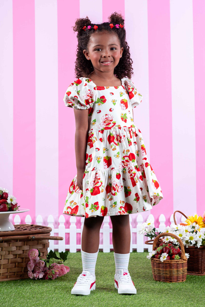 Rock Your Baby Strawberries Forever Dress in Multicolour