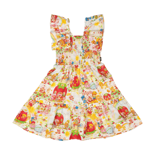 Rock Your Baby Strawberry Land Dress in Multicolour