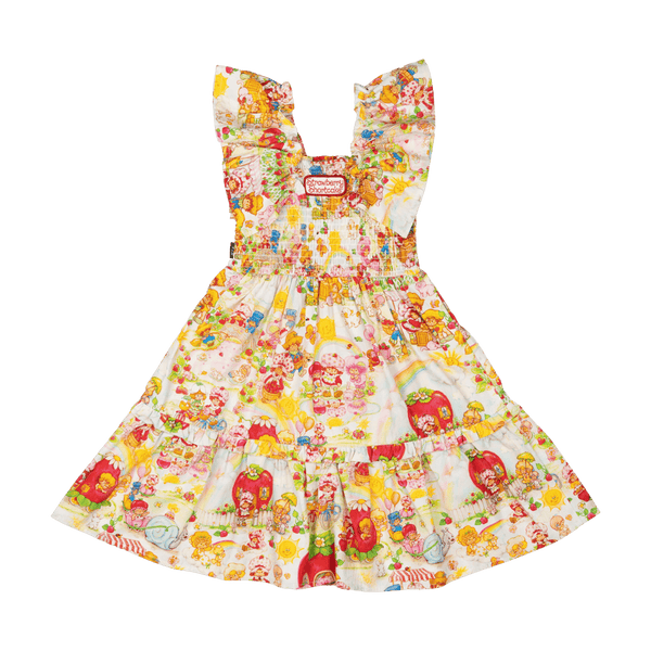 Rock Your Baby Strawberry Land Dress in Multicolour