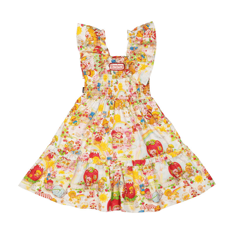 Rock Your Baby Strawberry Land Dress in Multicolour