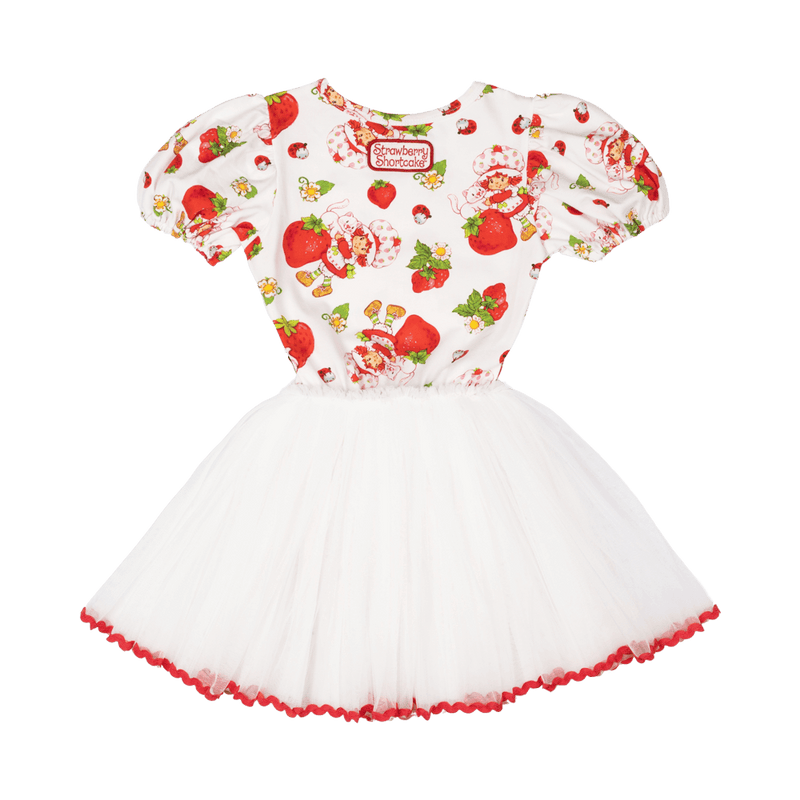 Rock Your Baby Strawberries Forever Circus Dress in Multi
