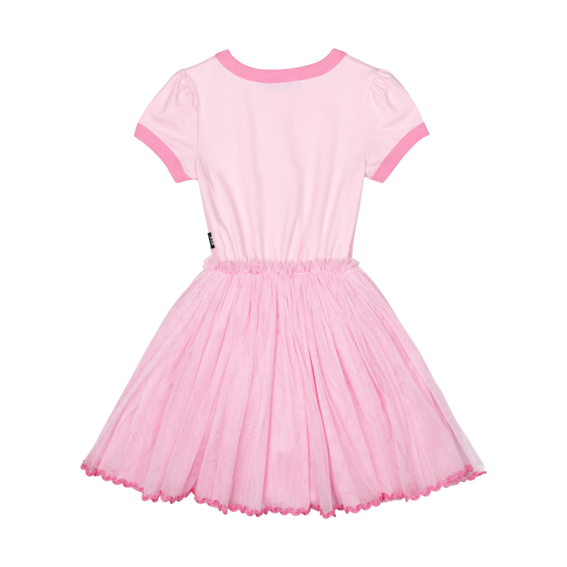 Rock Your Baby Retro Santa Circus Dress in Pink