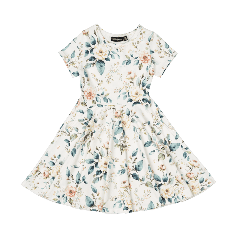 Rock Your Baby Adeline Waisted Dress Floral in Multi