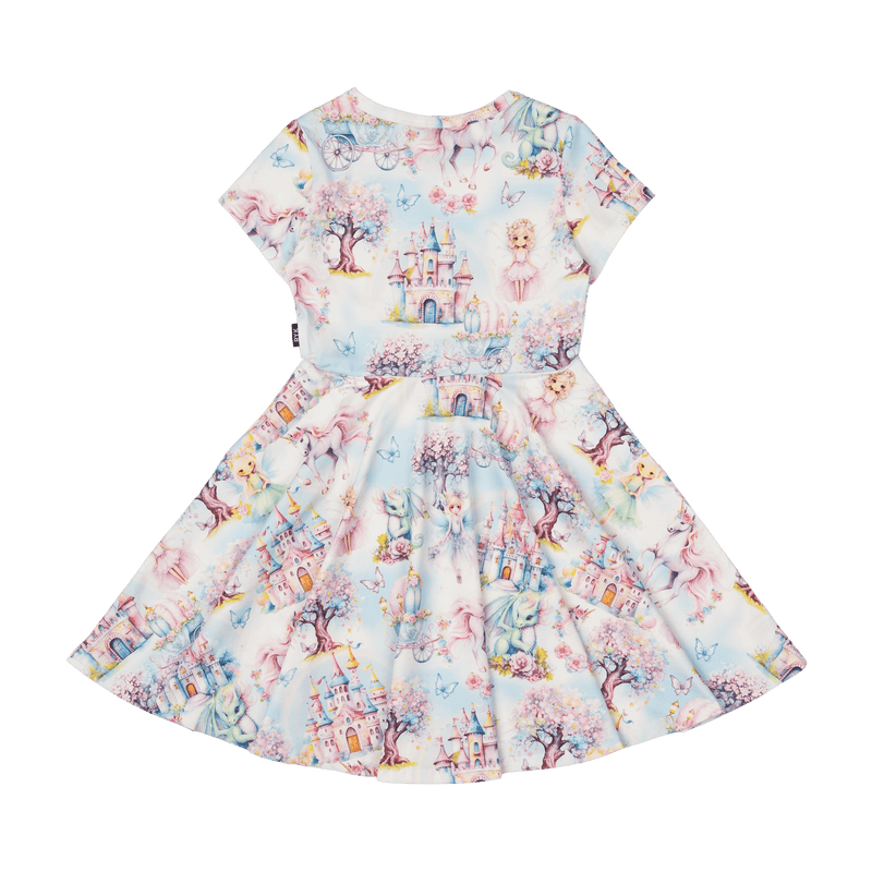Rock Your Baby Fairy Land Waisted Dress Rainbow in Multi