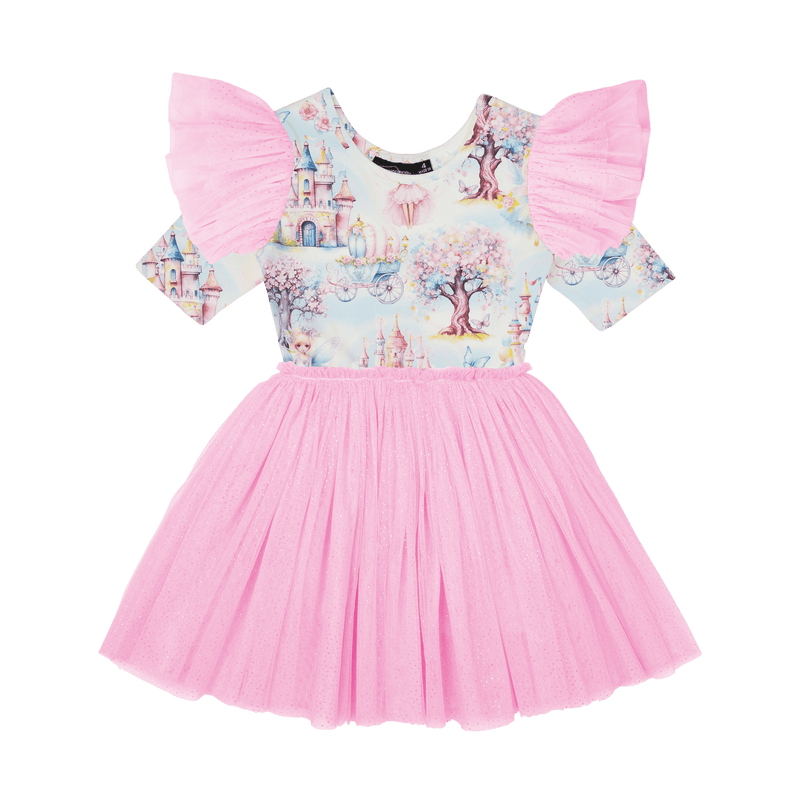 Rock Your Baby Fairy Land Circus Dress Rainbow in Multi