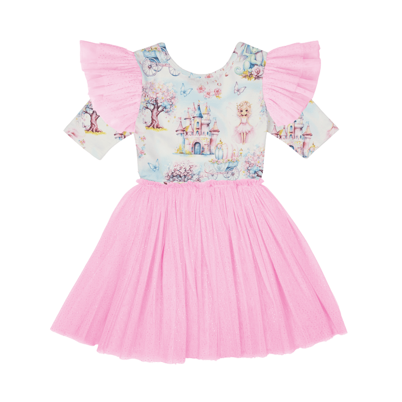 Rock Your Baby Fairy Land Circus Dress Rainbow in Multi