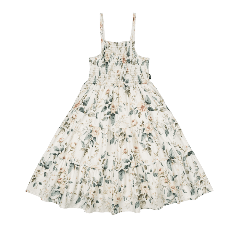 Rock Your Baby Adeline Shirred Dress Floral in Multi