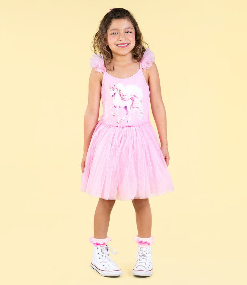 Rock Your Baby The Blessing Party Tulle Dress in Pink