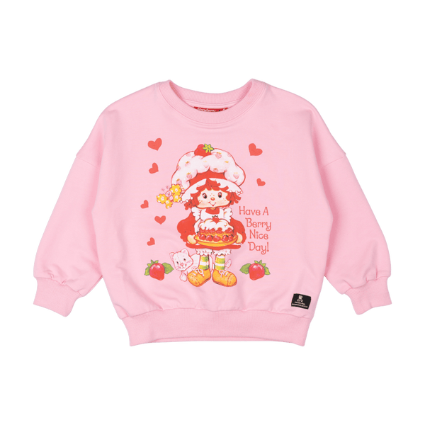 Rock Your Baby Berry Nice Day Sweatshirt in Pink