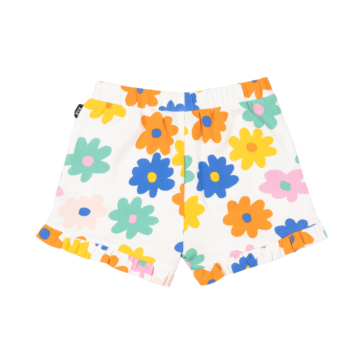 Rock Your Baby Love Me Do Frill Shorts Cream in Multi