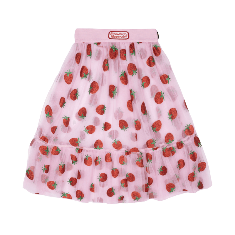 Rock your baby strawberry delight tulle skirt in pink