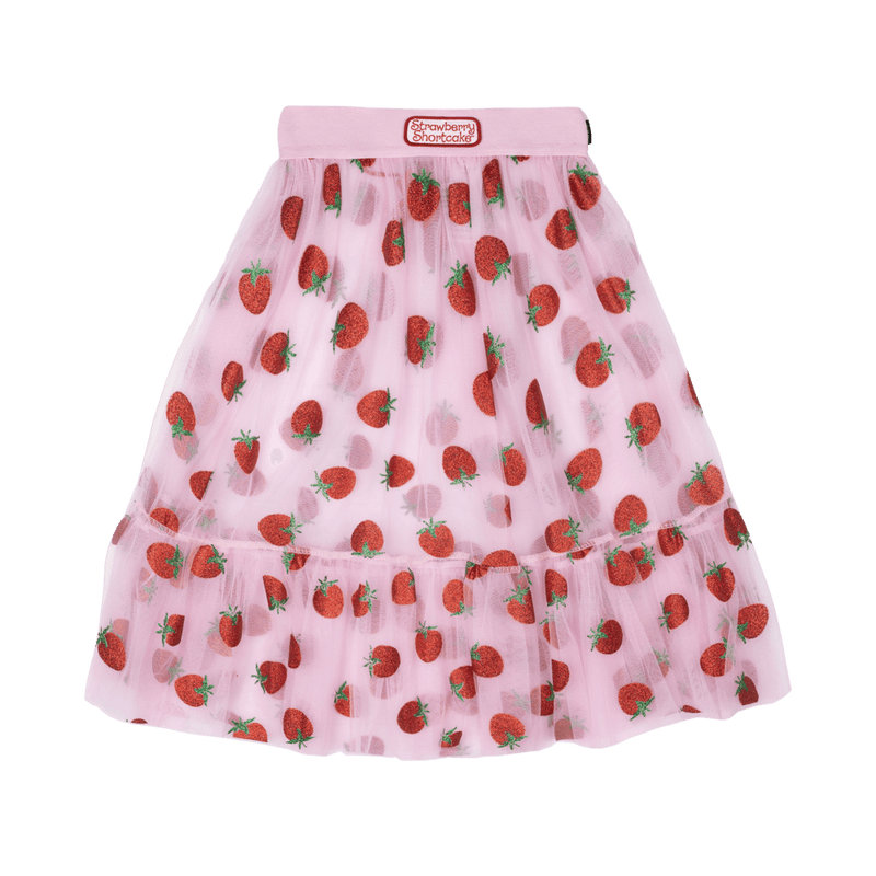 Rock your baby strawberry delight tulle skirt in pink