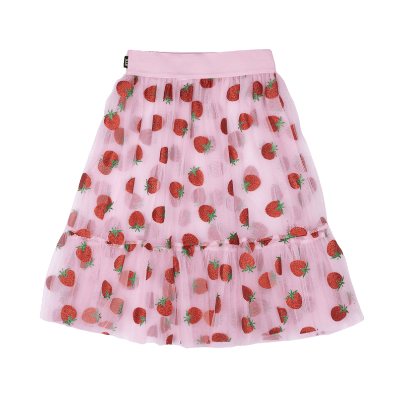 Rock your baby strawberry delight tulle skirt in pink