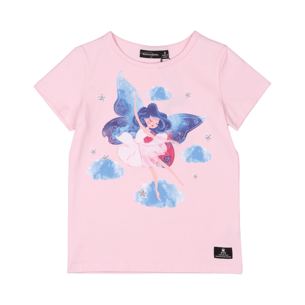 Rock your baby fairy girl t-shirt in pink