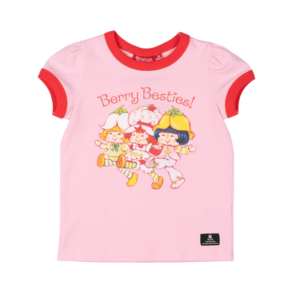 Rock your baby berry besties ss t-shirt in pink