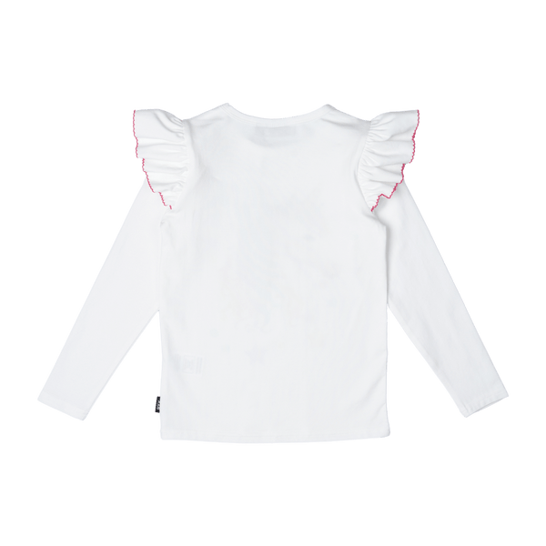 Rock your baby unicorn long sleeve Tee in cream