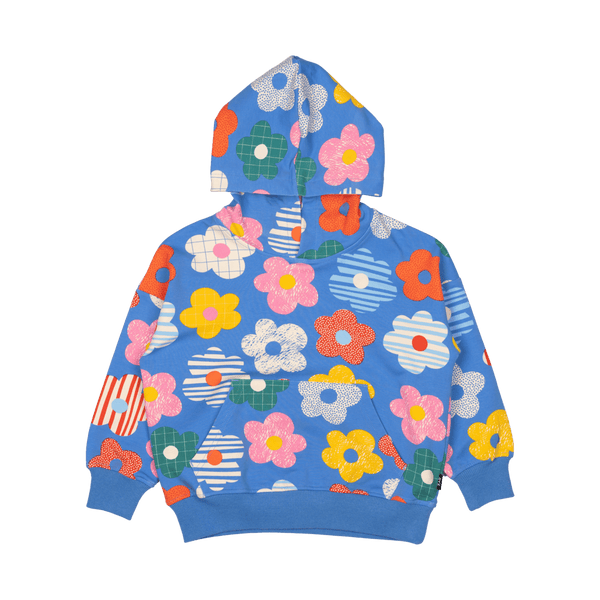 Rock Your Baby happy flowers hooded sweat