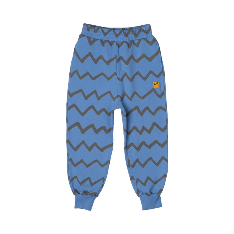 Rock your baby blue zig zag trackpants