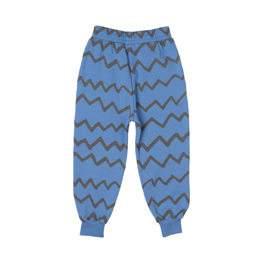 Rock your baby blue zig zag trackpants