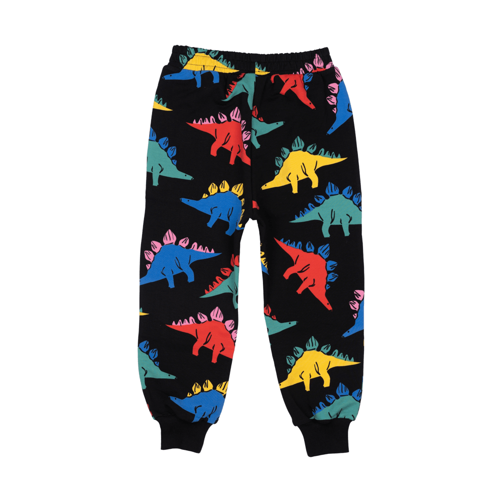 Rock Your Baby Dino time Trackpants in black
