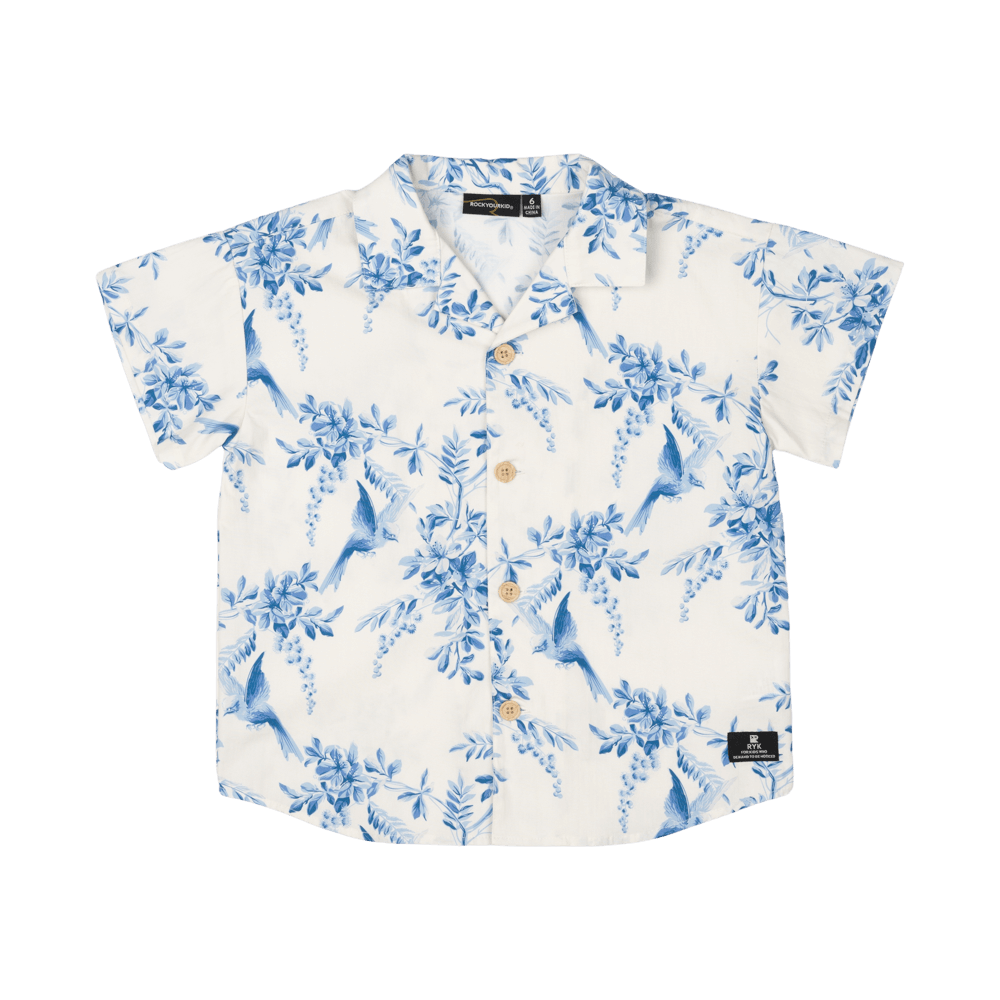Rock your baby summer toile shirt in floral