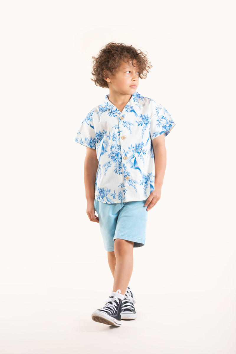 Rock your baby summer toile shirt in floral