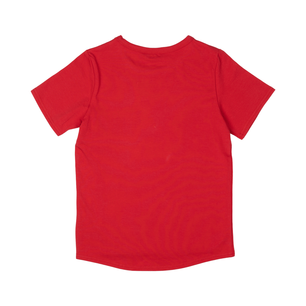Rock your baby hi santa t-shirt in red